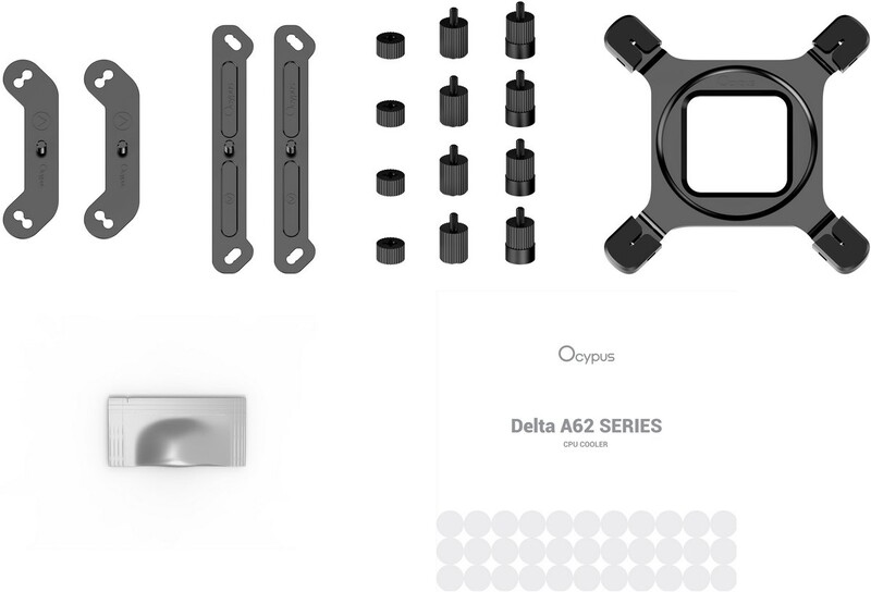 Кулер процесорний Ocypus Delta A62 ARGB Black (DELTA-A62-BK2NAWN00X-GL)
