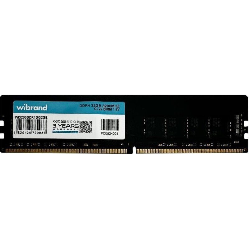 Модуль пам`ятi DDR4 32GB/3200 Wibrand (WI3200DDR4D/32GB)