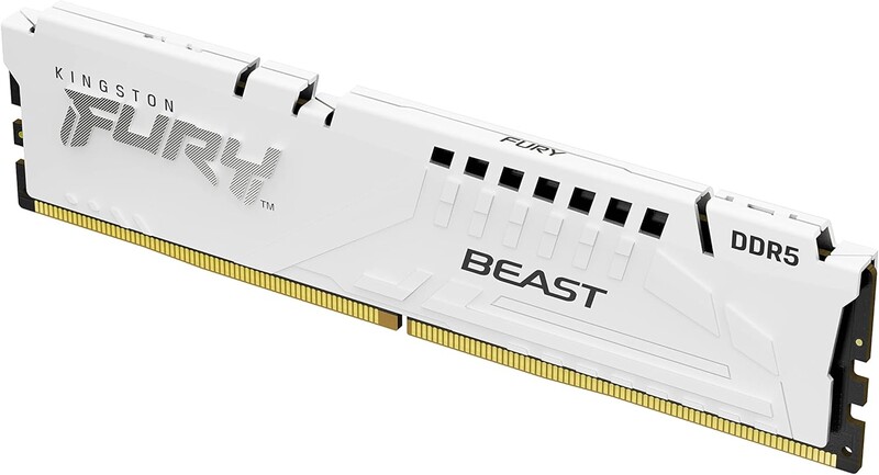 Модуль пам`ятi DDR5 16GB/5600 Kingston Fury Beast XMP White (KF556C40BW-16)