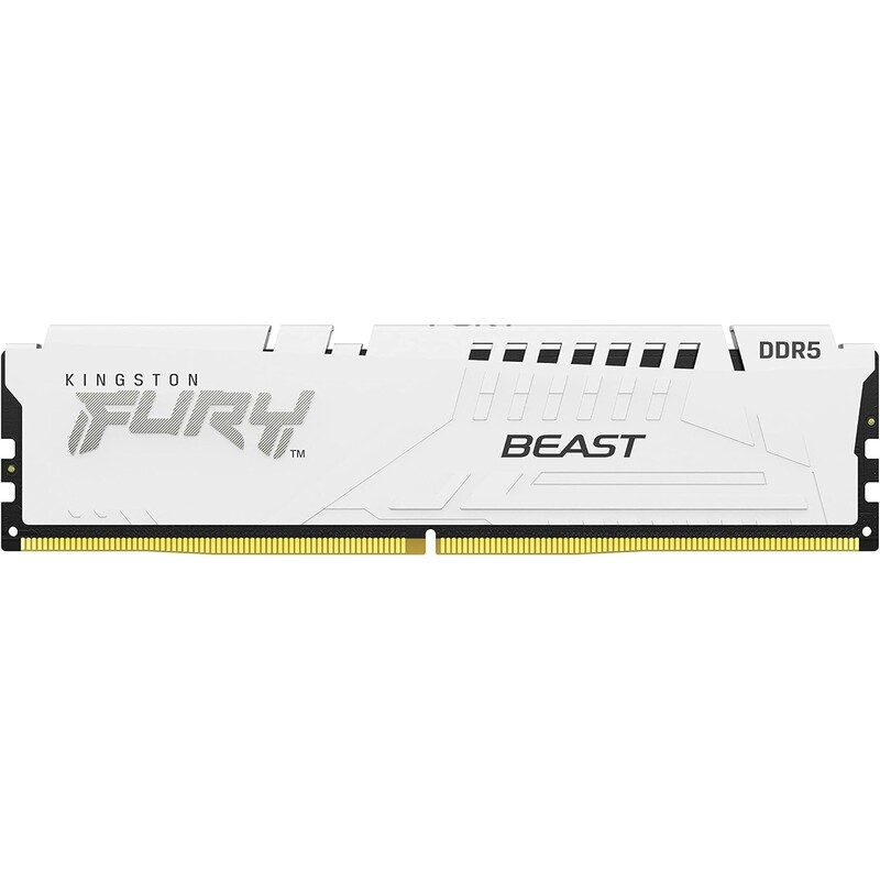 Модуль пам`ятi DDR5 16GB/5600 Kingston Fury Beast XMP White (KF556C40BW-16)