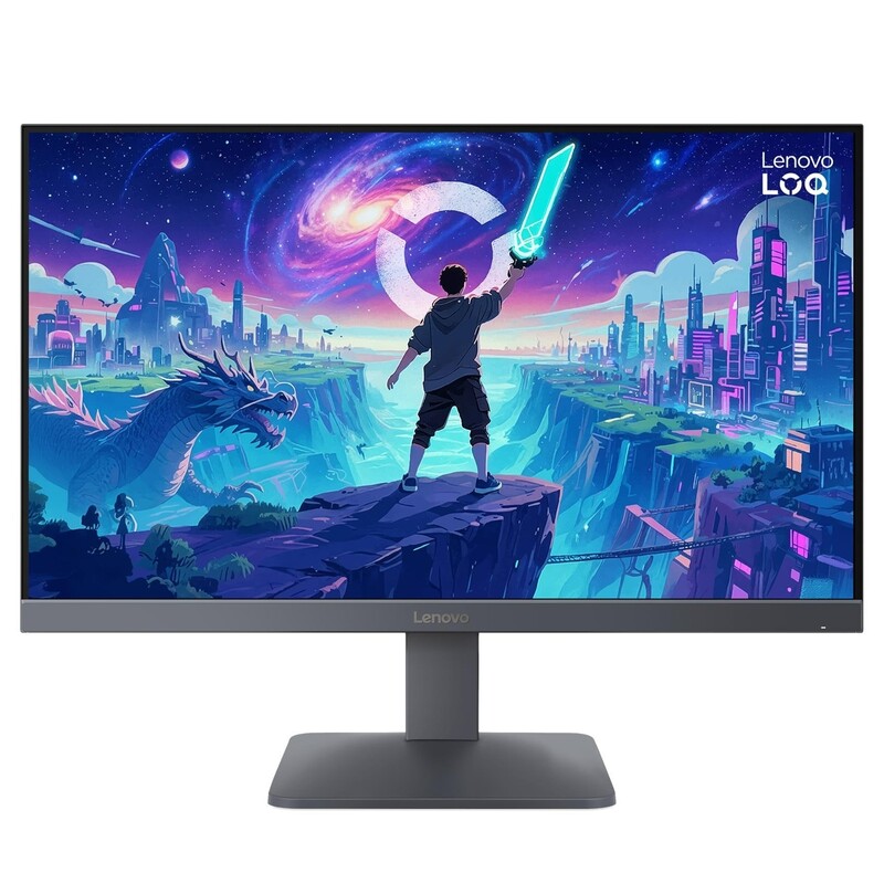 Монітор Lenovo 23.8" LOQ 24-10 (68F1GACBUA) IPS Lunar Grey 200Hz