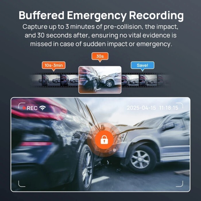 Відеореєстратор 70mai Dash Cam 4K A810S