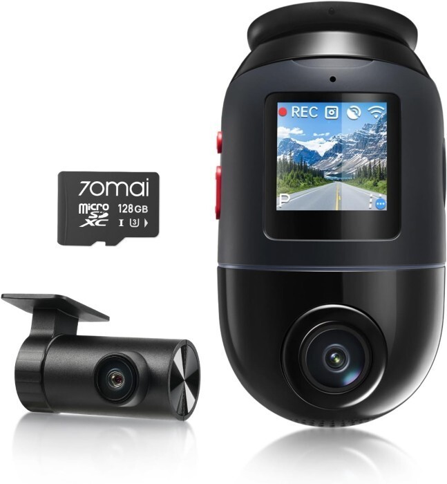 Відеореєстратор 70mai Dash Cam X800-2 Omni+RC14 Rear Camera Set