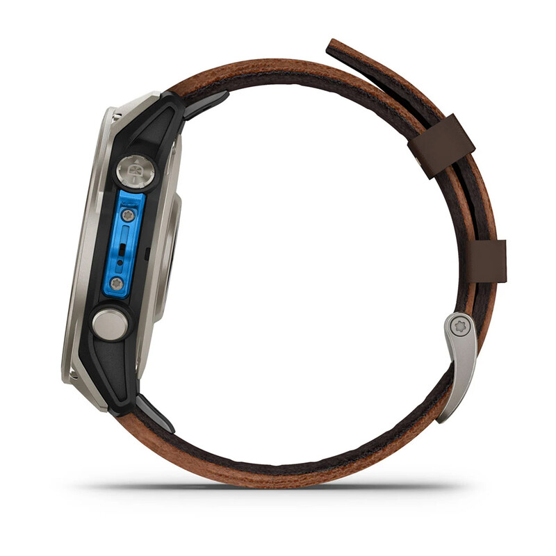 Смарт-часы Garmin D2 Mach 2 47mm Titanium з Oxford Brown (010-02904-31)