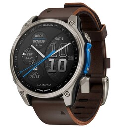 Смарт-часы Garmin D2 Mach 2 47mm Titanium з Oxford Brown (010-02904-31)