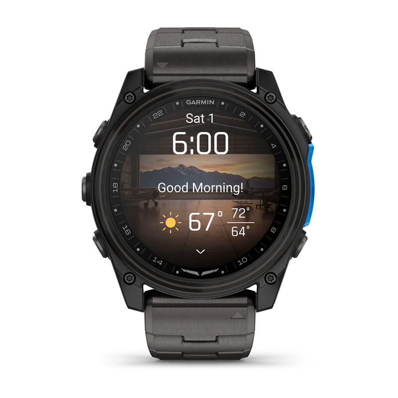 Смарт-часы Garmin D2 Mach 2 51mm Carbon Gray DLC Titanium (010-02905-31)