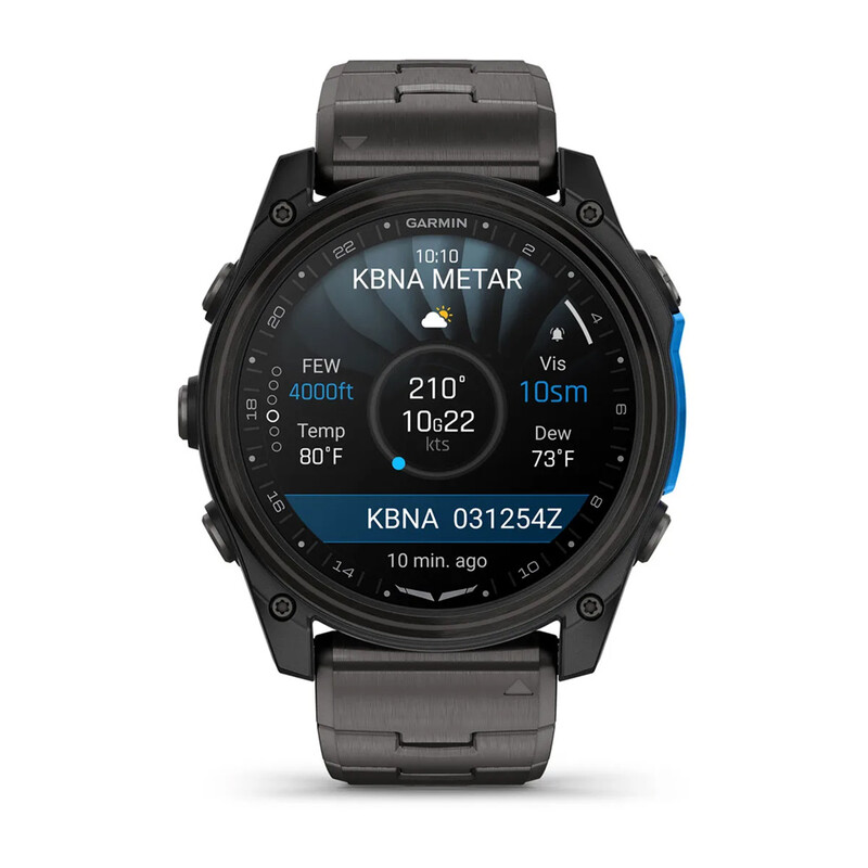 Смарт-часы Garmin D2 Mach 2 51mm Carbon Gray DLC Titanium (010-02905-31)