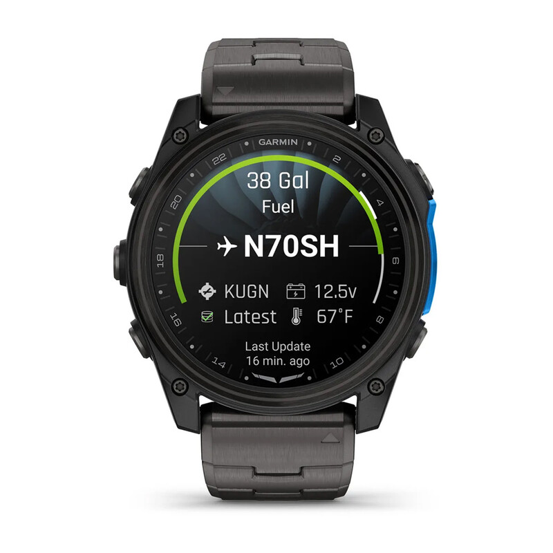 Смарт-часы Garmin D2 Mach 2 51mm Carbon Gray DLC Titanium (010-02905-31)