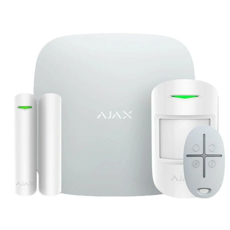 Комплект охоронної сигналізації Ajax StarterKit 2 (8EU) White (35974.102.WH1)