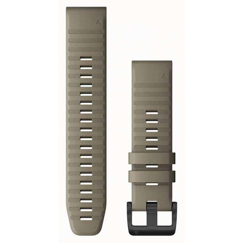 Ремінець Garmin QuickFit 22mm для Garmin Fenix 6 Dark Sandstone Silicone (010-12863-02)