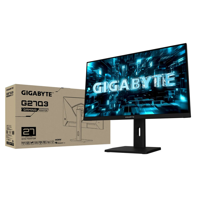 Монітор Gigabyte 27" Gaming G27Q3 IPS Black 320Hz