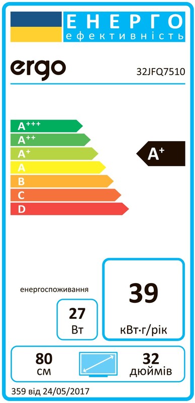 Телевизор Ergo 32JFQ7510