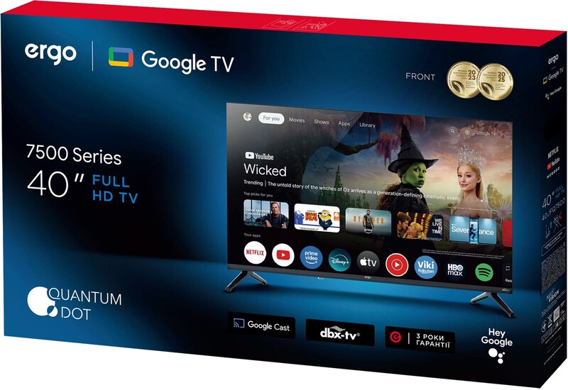 Телевизор Ergo 40JFQ7500