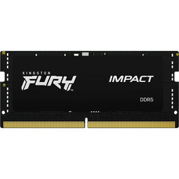 Модуль памяти DDR5 16GB/6400 Kingston Fury Impact XMP Sodimm Black (KF564S38IB-16)