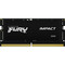 Фото - Модуль памяти DDR5 16GB/6400 Kingston Fury Impact XMP Sodimm Black (KF564S38IB-16) | click.ua