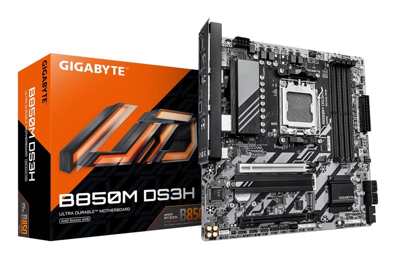 Материнська плата Gigabyte B850M DS3H 1.1 Socket AM5