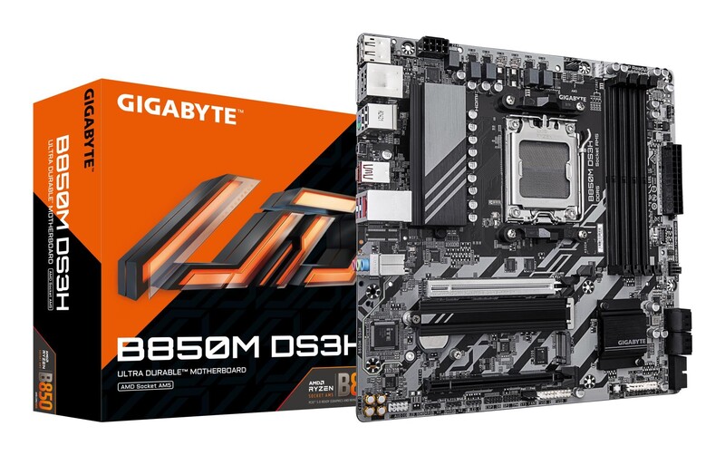 Материнська плата Gigabyte B850M DS3H 1.2 Socket AM5
