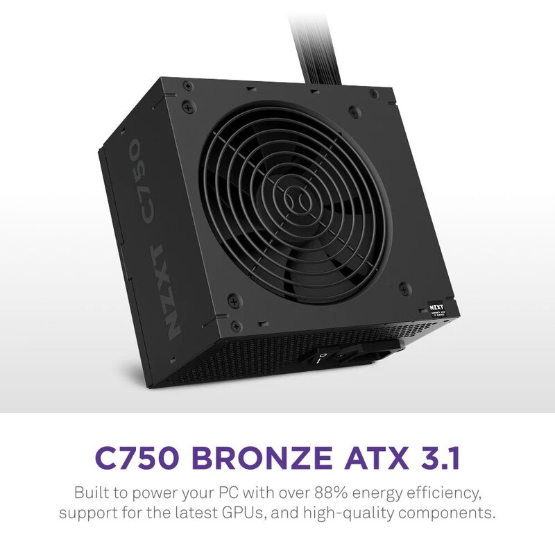 Блок живлення NZXT C750W ATX 3.1 (PA-7B3BB-EU) 750W, 80+ Bronze