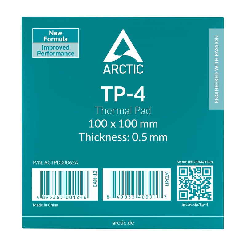 Термопрокладка Arctic TP-4 100x100mm, 0.5mm (ACTPD00062A)