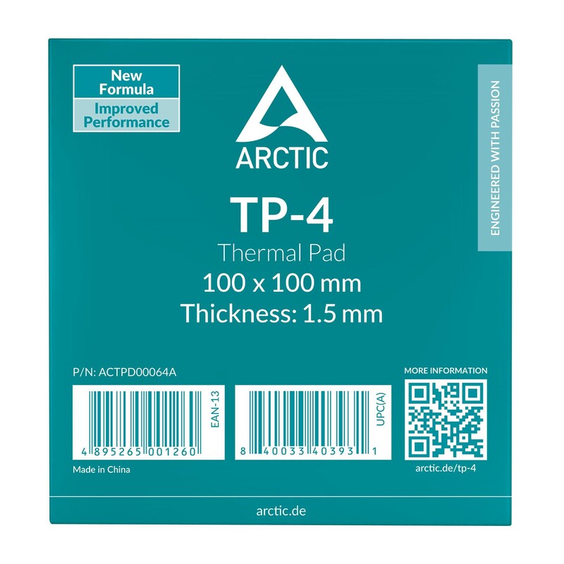 Термопрокладка Arctic TP-4 100x100mm, 1.5mm (ACTPD00064A)