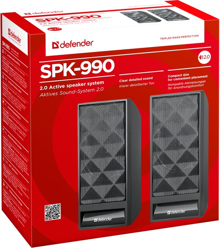 Defender SPK 990 2.0 Black (65505)
