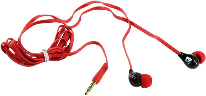 Навушники Defender Bravo-815 Black/Red (63815)