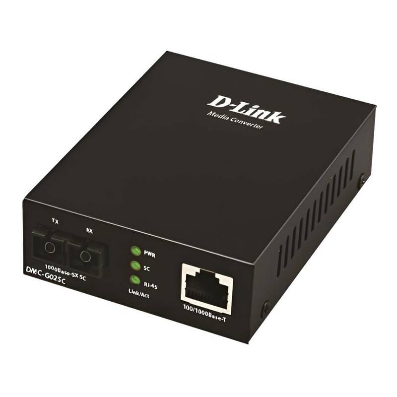 Медиаконвертер D-Link DMC-G02SC 1xGE, 1x1000BaseSX MM, 550м, SC