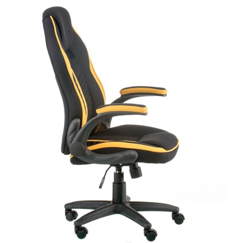 Крісло офісне Special4You Prime Black/Yellow (E5548)