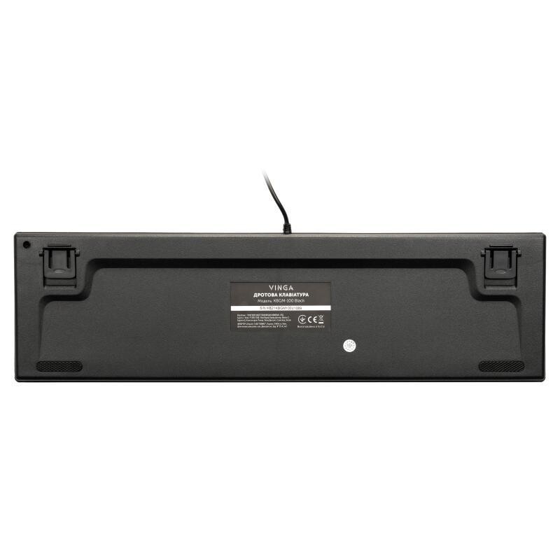 Клавіатура Vinga KBGM-100 Black