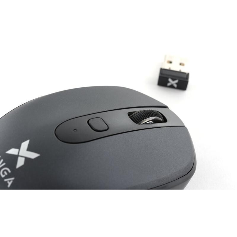 Мышь беспроводная Vinga MSW-908 Silent Click Black