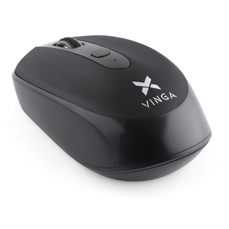 Мышь беспроводная Vinga MSW-908 Silent Click Black