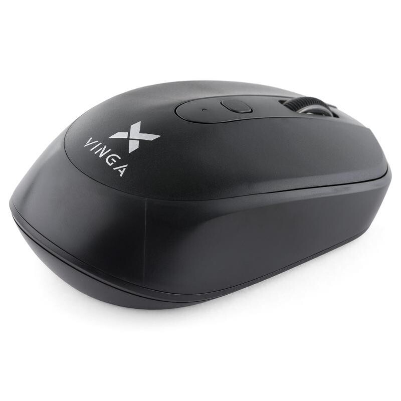 Мышь беспроводная Vinga MSW-908 Silent Click Black