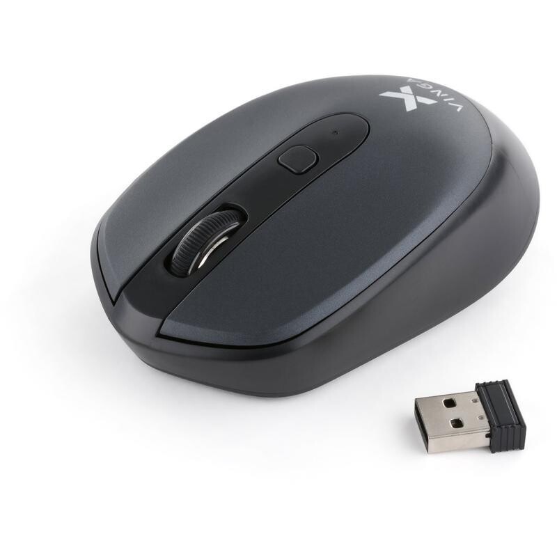 Мишка бездротова Vinga MSW-908 Silent Click Grey