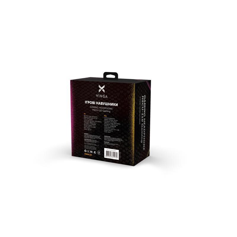 Гарнитура Vinga HSCU-110 Gaming Black (HSCU-110)