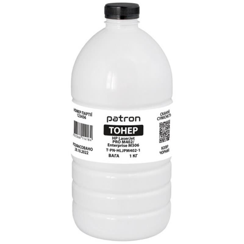 Тонер Patron (PN-HLJPM402-1) HP LJ Pro M402 Black, 1 кг