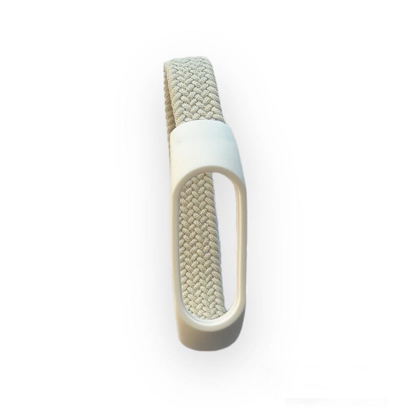 Ремінець BeCover Elastic Nylon Style для Xiaomi Mi Smart Band 5/Mi Smart Band 6 Size M Beige (710495)
