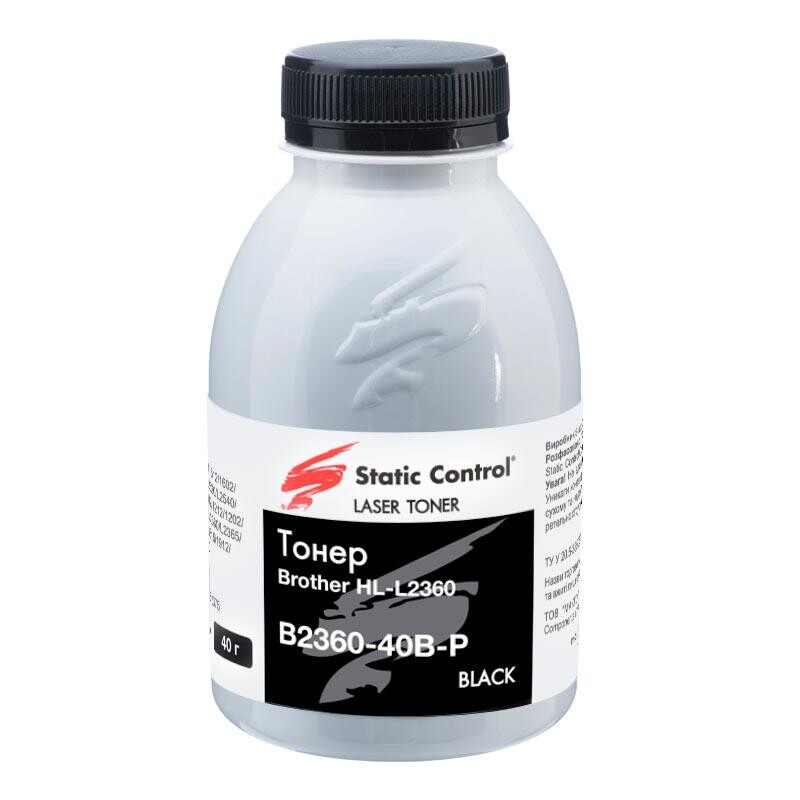 Tонер SCC (B2360-40B-P) Brother HL-L2360 Black 40г