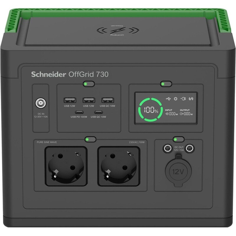 Зарядна станція Schneider Electric 730 738Wh (PPS730-GR)