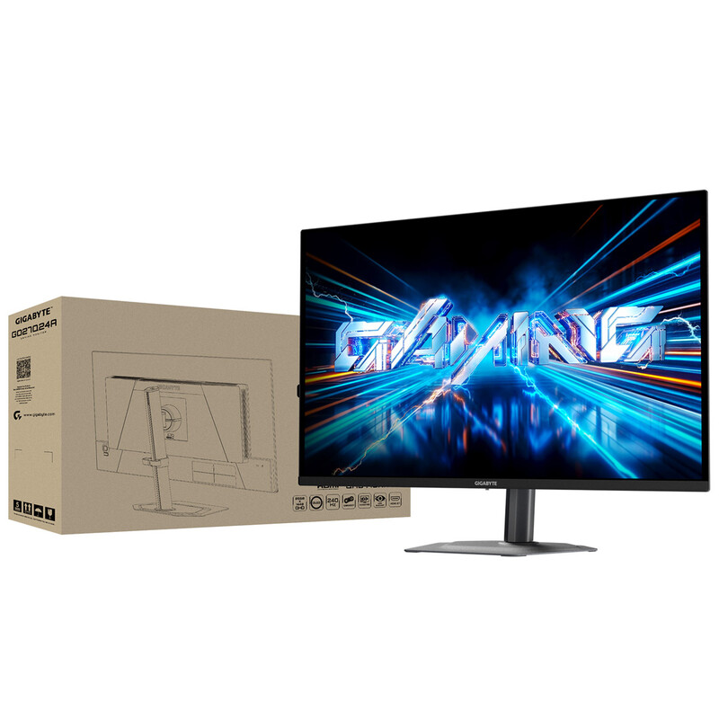 Монітор Gigabyte 27" Gaming GO27Q24A QD-OLED Black 240Hz