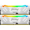 Фото - Модуль пам`яті DDR5 2х24GB/8000 Kingston Fury Renegade RGB White (KF580C38RWAK2-48) | click.ua