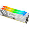 Фото - Модуль пам`яті DDR5 2х24GB/8000 Kingston Fury Renegade RGB White (KF580C38RWAK2-48) | click.ua