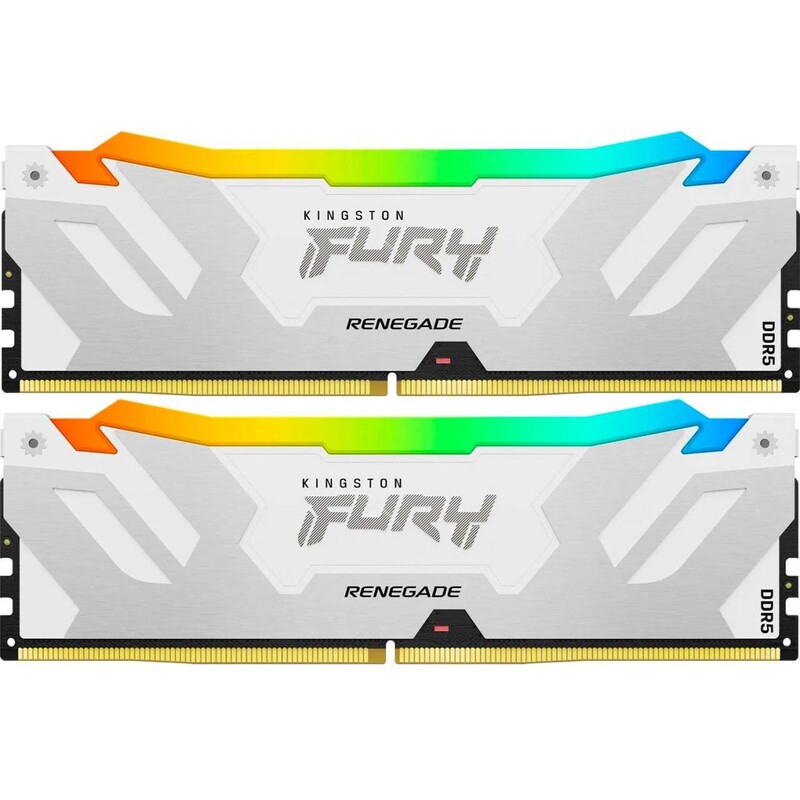 Модуль памяти DDR5 2х24GB/8800 Kingston Fury Renegade RGB White (KF588CU42RWAK2-48)