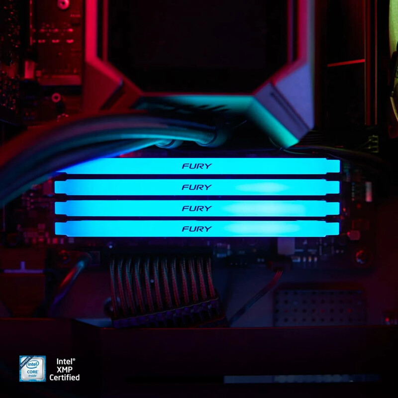Модуль пам`яті DDR4 2х32GB/3600 Kingston Fury Beast RGB Black (KF436C18BB2AK2/64)