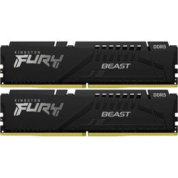 Модуль пам`яті DDR5 2х32GB/5200 Kingston Fury Beast Black (KF552C40BB2K2-64)
