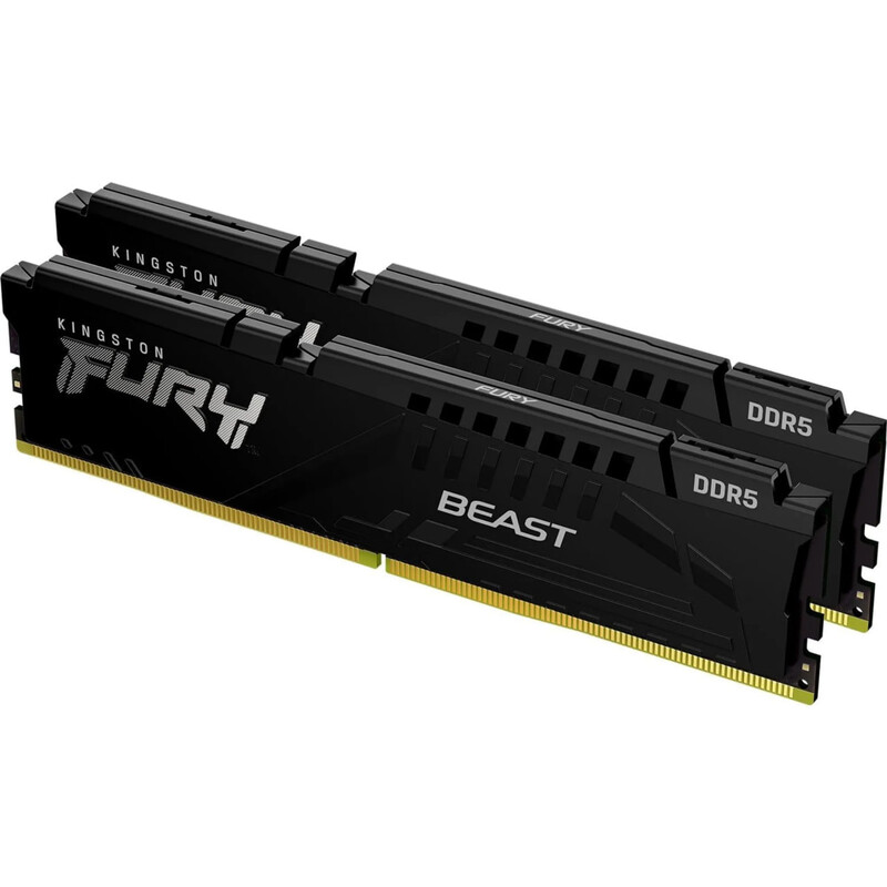 Модуль памяти DDR5 2х32GB/5200 Kingston Fury Beast Black (KF552C40BB2K2-64)