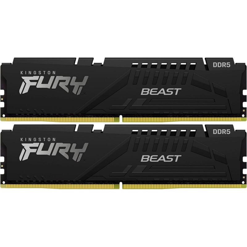 Модуль памяти DDR5 2х32GB/5200 Kingston Fury Beast Black (KF552C40BB2K2-64)