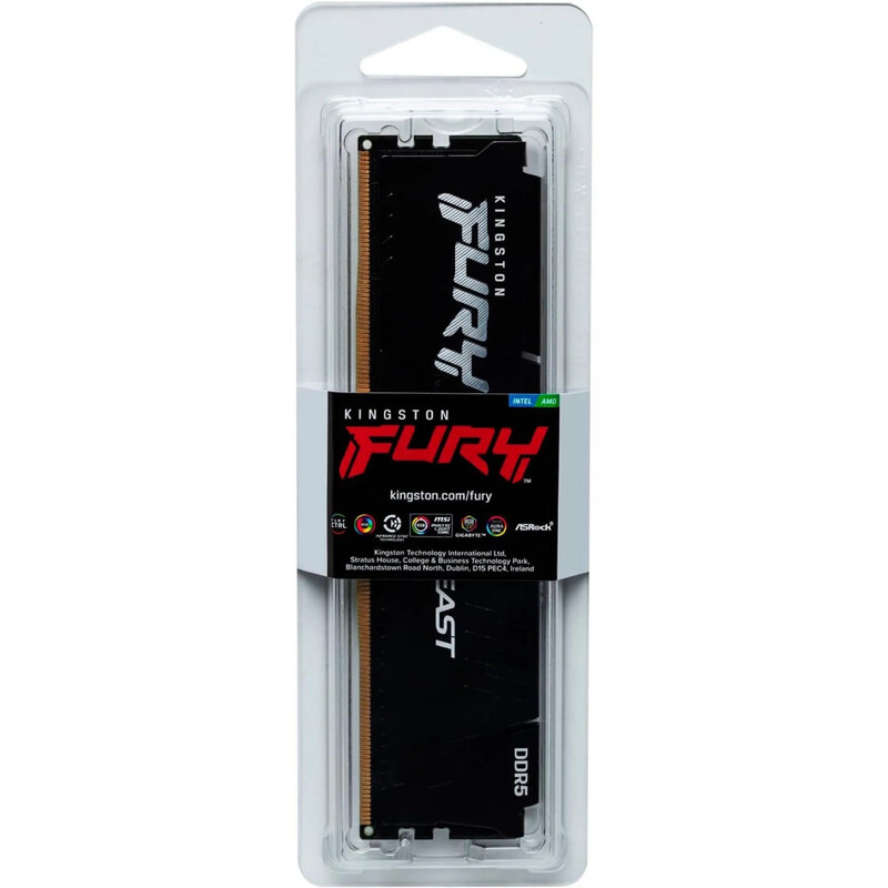 Модуль пам`яті DDR5 64GB/5600 Kingston Fury Beast Black (KF556C36BBE-64)