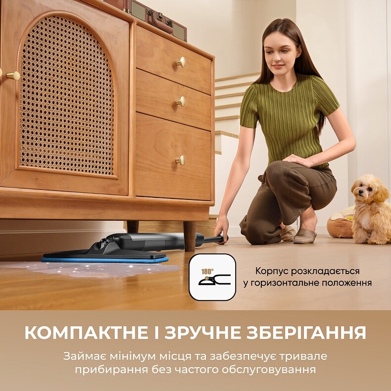 Аккумуляторный моющий пылесос Dreame Mira Mop 10 Black (HMF10A-BL)
