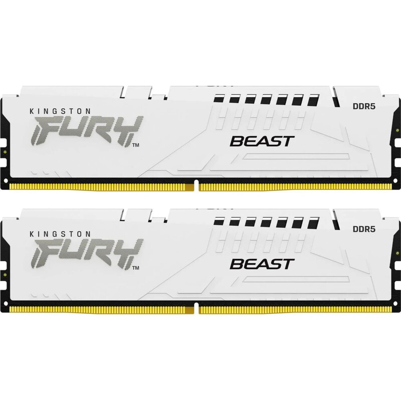 Модуль пам`яті DDR5 2х16GB/5600 Kingston Fury Beast White (KF556C40BWK2-32)