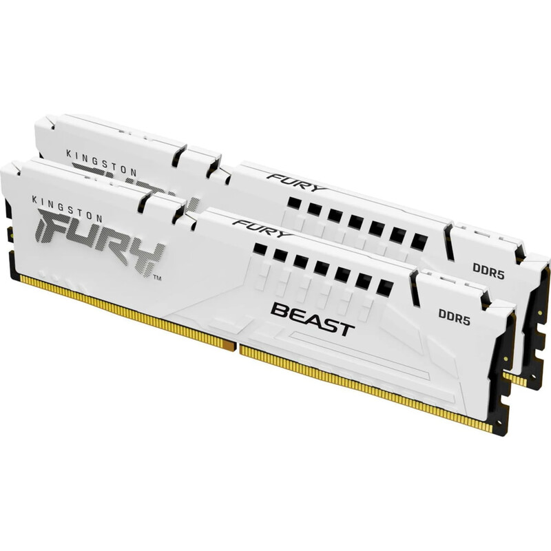 Модуль пам`яті DDR5 2х16GB/5600 Kingston Fury Beast White (KF556C40BWK2-32)